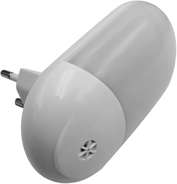 LED-nattlys med hvit skumringssensor