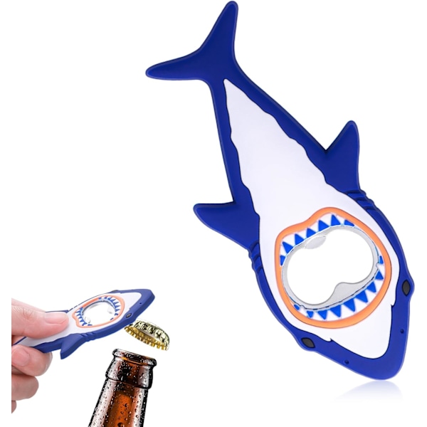 Håiformet Flaskeåpner, Kreativ Korketrekker Magnetisk Bryter Campingtilbehør Gave til Menn Far Venn Bartender
