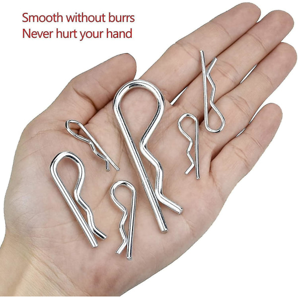 150 stk. Splintpind Retainer Pins, R Clips Retainer Pins Cotter P