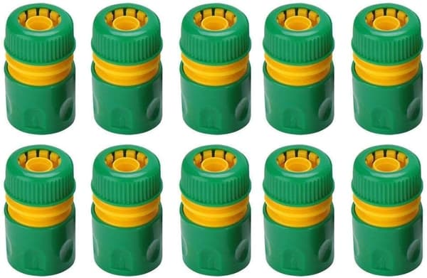 Bevattningsslanganslutningar/kopplingar, 10-pack snabbfästen för vattenslang