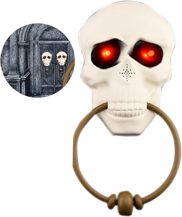 Polstring Trim Lysende Legetøj Halloween Prop Dekoration Dør Tilbehør