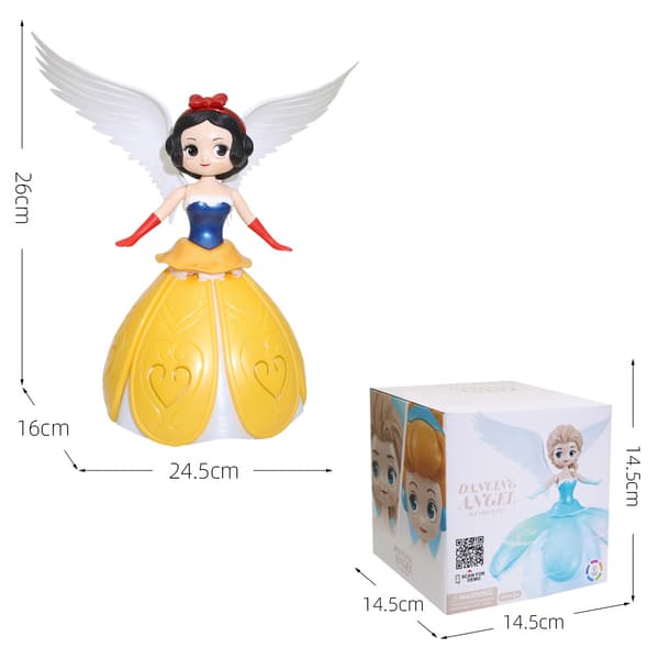 Dobbel elektrisk spinning prinsesse dans prinsesse lys