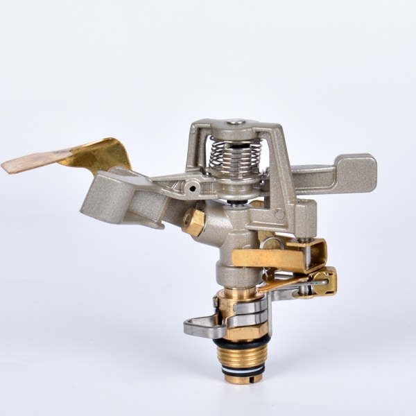 1 stk messing slagsprinklerhode pulssprinkler plener hage justerbar 3