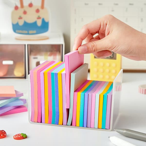 Super Sticky Post-it Notes, Karnevalsfarger, 76mm x76mm, 90 ark