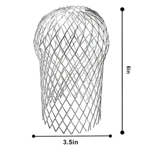 Pakke Tagrender Si, Fleksible Holdbare Tagrenderfiltre til Hjem Tagrender Nedløb Mod Blade