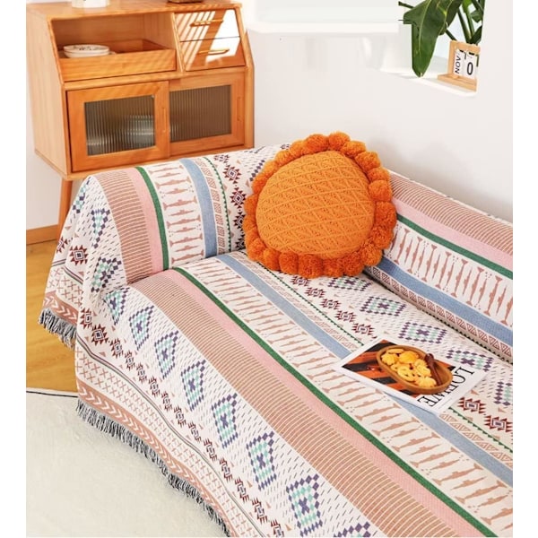 Sydväst kastar filtar dubbelsidig Aztec sydväst kastar multifunktion täcke för soffa stol soffa säng utomhus strand resa 90*150cm