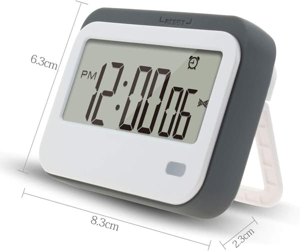 Digital køkkentimer, lydløs blinkende lys og magnetisk stativ Kitc