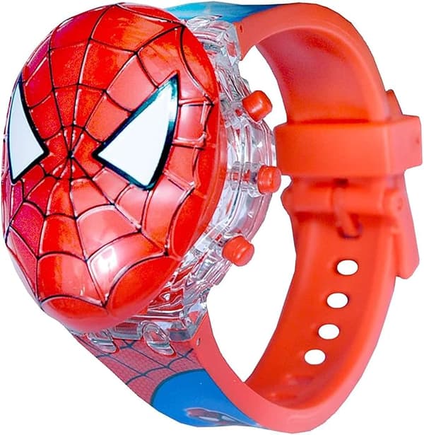 Lasten kello, kelloprojektori, lahja spiderman
