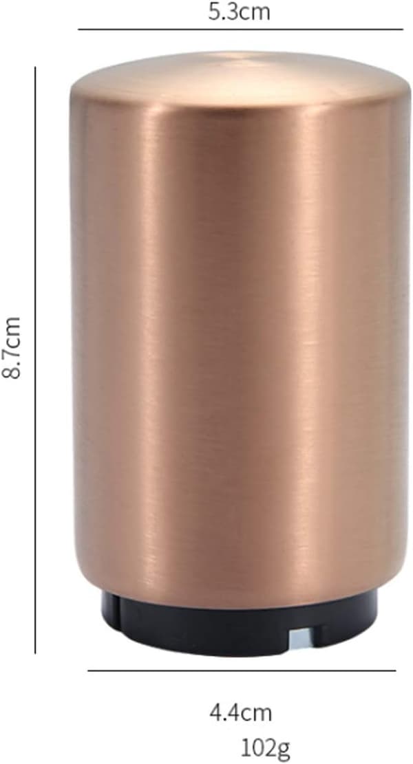 Automatisk magnetisk flaskeåbner i rustfrit stål med trykknap