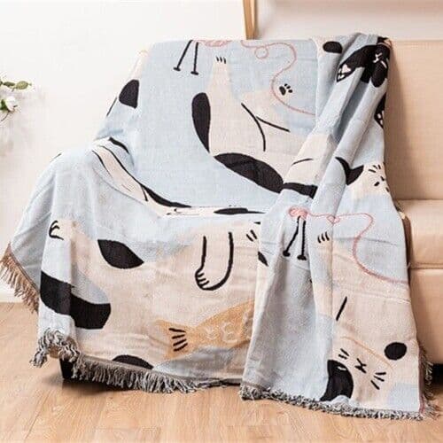 Tegneserie Chic Teppe Multifunksjonell Sofa Deksel Duskkost Deksel