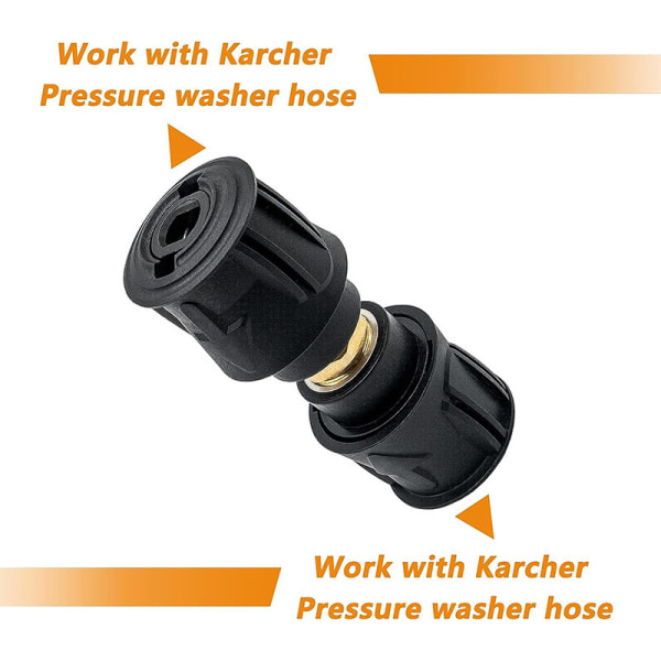 Pressure washer accessories: double head high pressure quick connector App