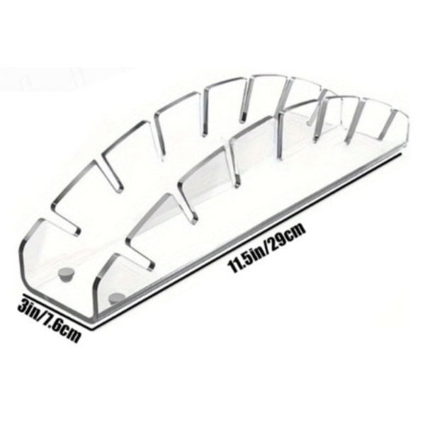 Hattstativ for Baseball Caps, Akryl Hat Organizer Dobbelt-Tier Hat Racks C