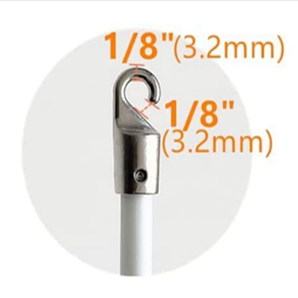 4 stk. Mini Blind Wand Hooks Tips, Vindusblind Hooks, Vindusblind Tilt Wan