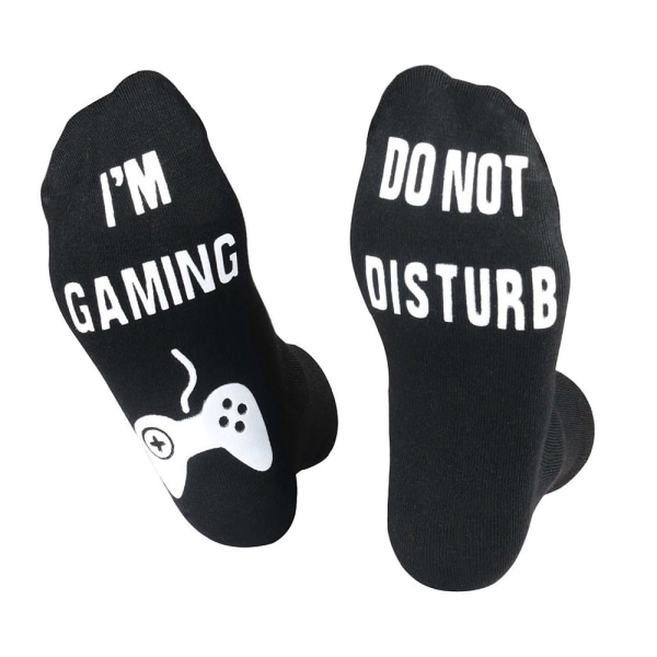 6 Par Forstyr ikke Sok Novelty Sock I'm Gaming Sock Warm Gam