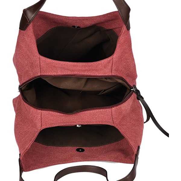 Kvinder Lærred Håndtasker Totes Vintage Crossbody Tasker