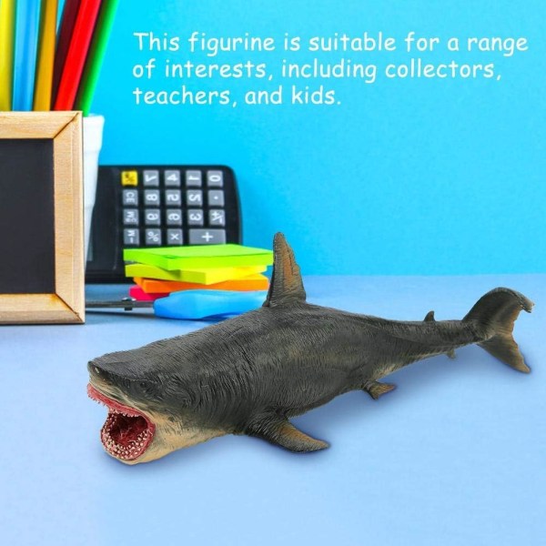Hajmodell Leksak Simulering Megalodon Miniatyr Djur Leksak Samla