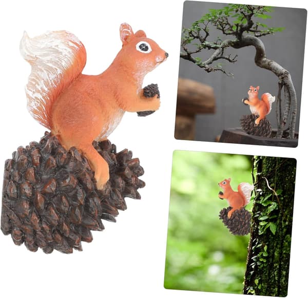 Simuleret vedhæng statuer tilbehør vilde miniature miniatyr D