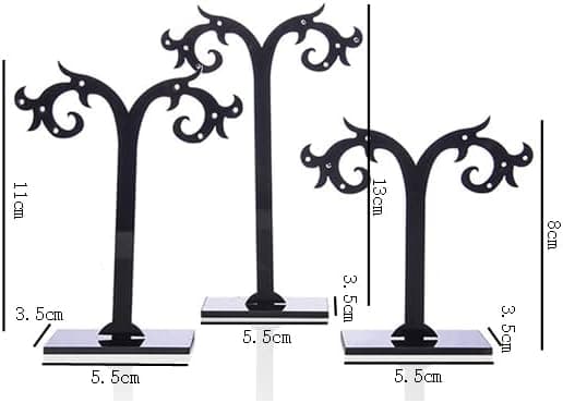 3 stk Akryl Ørepynt Holder Ørepynt Henger Ørepynt Display