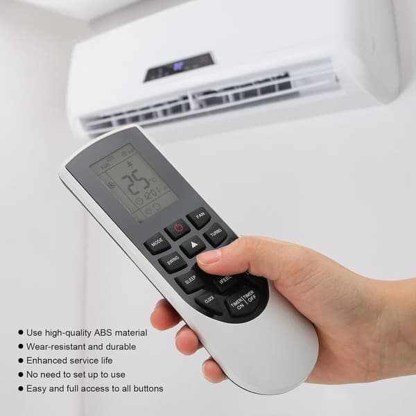 Udskiftningsfjernbetjening til aircondition til Gree YAN1F YAN1F1