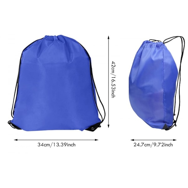 2 kpl Kiristysnauha Reput Polyesterilaukut Kuntosali Cinch Tote Sackpack Säkki Irtotavarana Kiristysnauha Laukku Softball Lahjat Säilytysharjoituslaukut Juhliin Kuntosaliurheiluun Sh