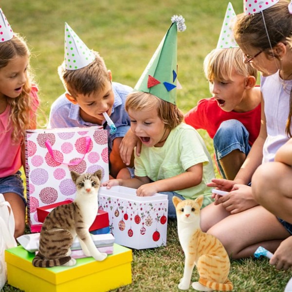 1pack Gosedjur Katt Gosedjur Plyschleksak - Söta kattprylar