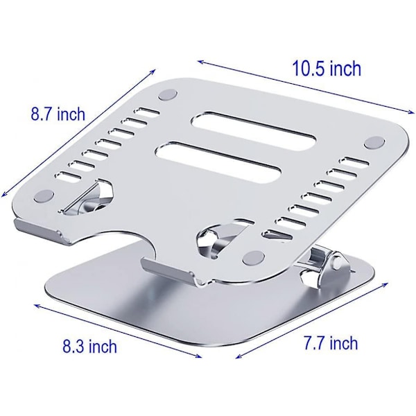 Laptopstativ, Laptopstöd för skrivbord, Datorstativ för bärbar dator - Fällbar