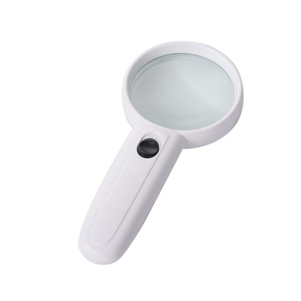 1 stk. praktisk forstørrelsesglas til læsning, 4X, lup med LED, 1
