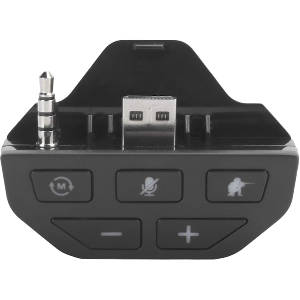 Stereo Headset Adapter Controller til Xbox One, Flere Lydtilstande Trådløs Lydadapter med 3,5 mm Jack, Justerbar Controller Lydforstærker til