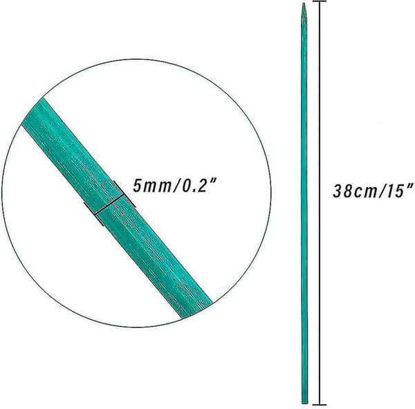100 st 38 cm Växtstödspinnar S För