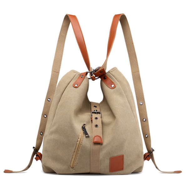 Dam Tote Väska Dam Axelväska Ryggsäck Handväska Stor Canvas Handväska Resväska Messenger