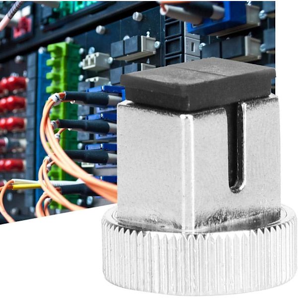 6 st fiberoptiska kopplare och adaptrar, M16 SC fiberoptisk adapter