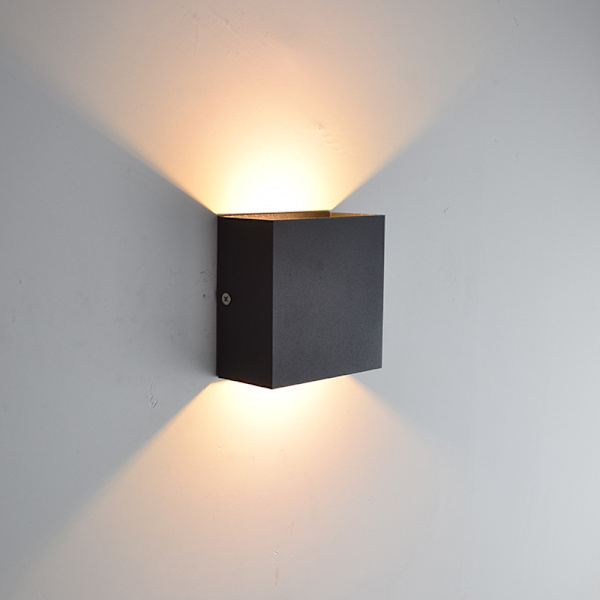 1-pack inomhusvägglampa temperaturjusterbar 6W inomhusljus