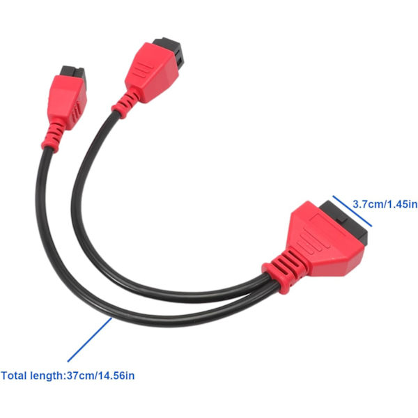 OBD2-sovitin kaapeli 12+8 ohjelmointi MSCHRY128 Autel Maxisys MS905 MS906 MS906S MS906BT MS908 MS908S Pro cr12-8-001