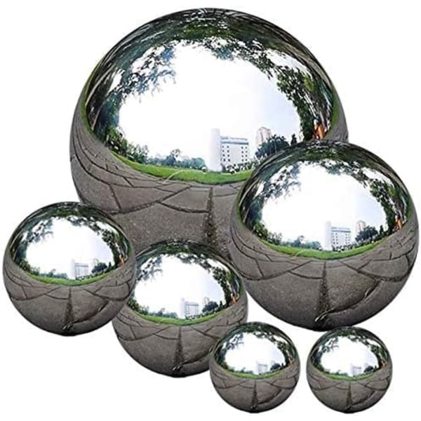 Sett med 4 speilpolerte rustfrie stålkuler for observasjon 50 til 150 mm Fl