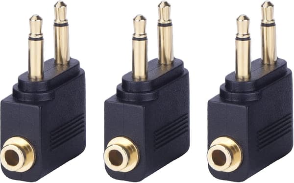 Flyselskapets headset-adapter for fly 3 stk