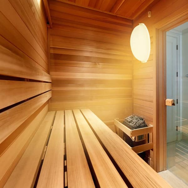 Sauna eksplosjonssikker lys, damprom tåkelampe for baderomslys, hvit, 20*9,6 cm