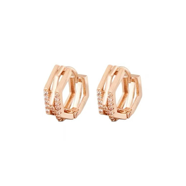 Øreringe Små Øreringe Til Kvinder-rose gold