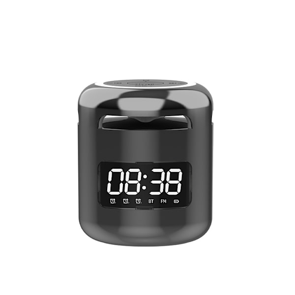 Digital väckarklocka med stor LED-temperaturdisplay, bärbar