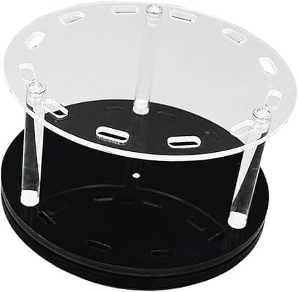 Akryl Pinsett Displaystativ med 12 Hull