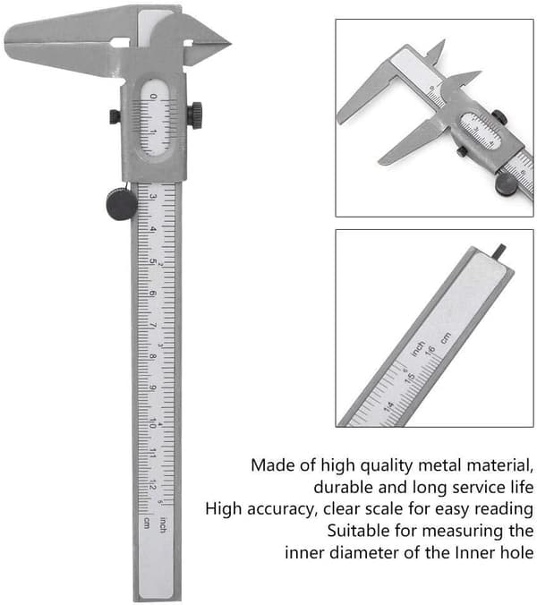 Vernier Calipers Rustfrit Stål Mikrometer Gauge Vernier Gauge 5