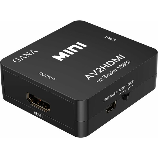 CCTV-kabel og adapter RCA til HDMI Adapter AV til HDMI Converter AV til HDMI Adapter