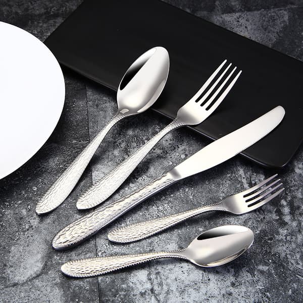 Bestick i rostfritt stål - Silverware - 5-delad bestickuppsättning - 18