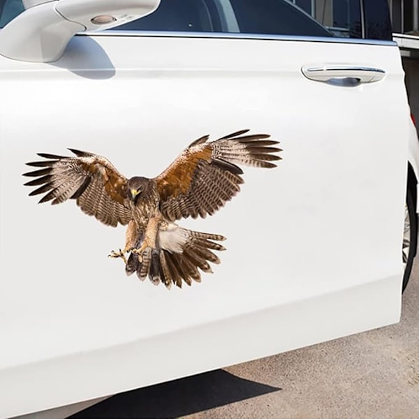 Eläin Kotka Autotarra, 3D Itseliimautuva Vinyylitarra Auton Koritarra Kotka Auton Muotoilukoriste Tarra Lisätarvikkeet