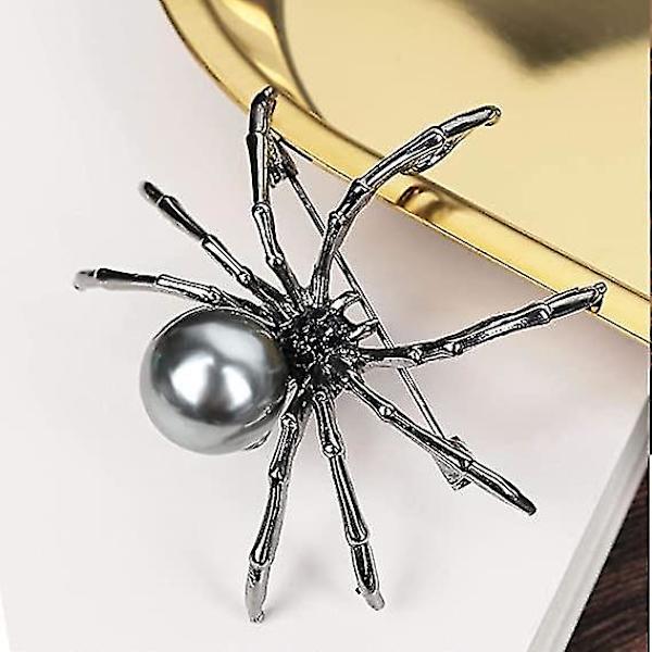 Spindelbrosch Häxa Häxa Smycken Halloween Pin 2st