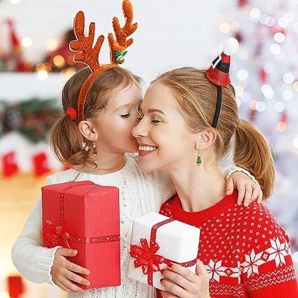 Holiday Christmas øredobber for kvinner Jenter Gave Lovely Cute Star Emaljekrok Dro