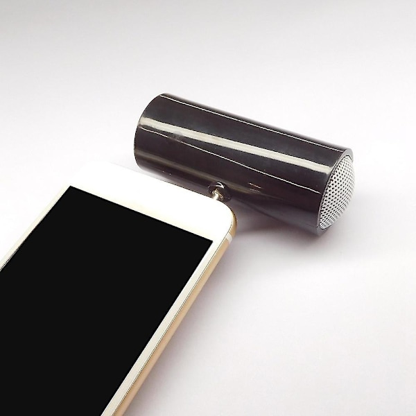 3,5 mm Jack Stereo Mini Högtalare Bärbar MP3 Musikspelare Högtalare Förstärkare Högtalare för Mobiltelefon Surfplatta PC-Svart