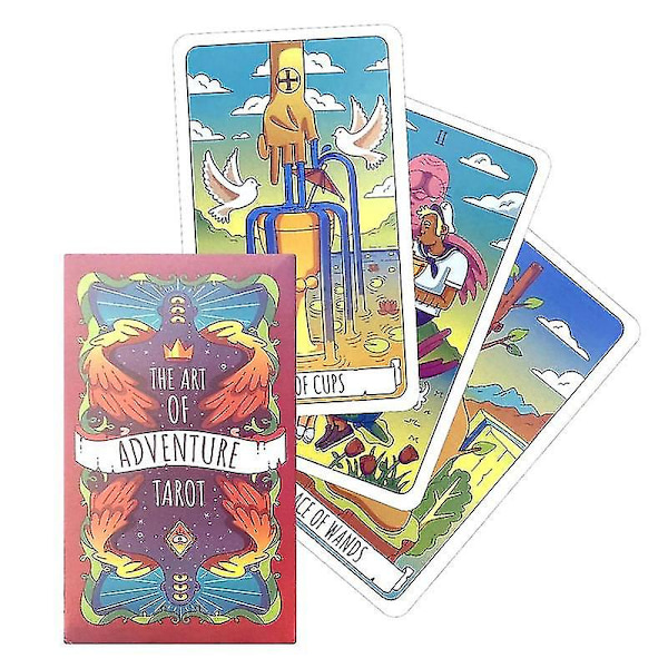 78 st/set The Art Of Adventure Tarotkort Orakelkortlek Mystisk Spådom Tarotkortlek Brädspel