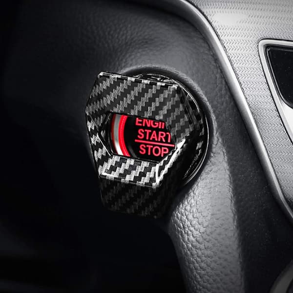 Universal Motor StartStop Trykknapdæksel Aluminiumlegering Bil P