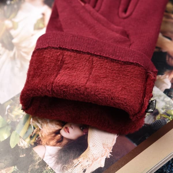 1PAIR Handsker Vinter Varme Termiske Pelsforet Behagelig Blød Touch Scree