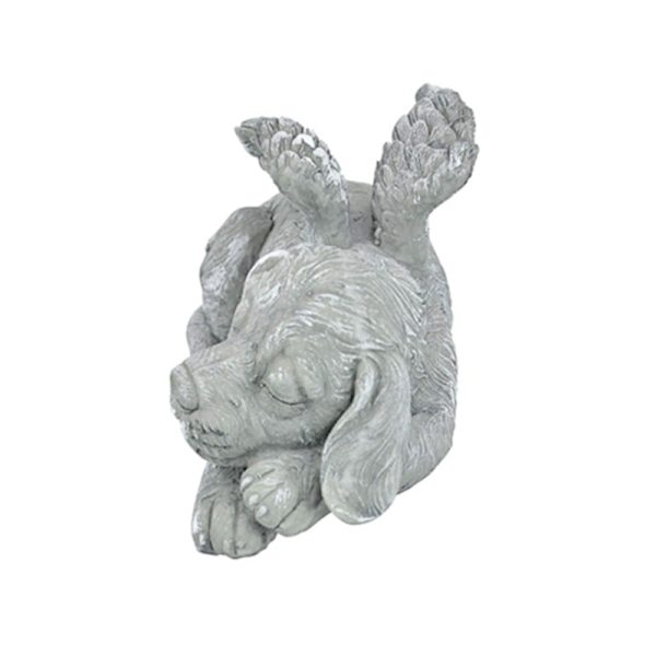 1 stk Polyresin Statue Angel Dog Statue, Animal Statue